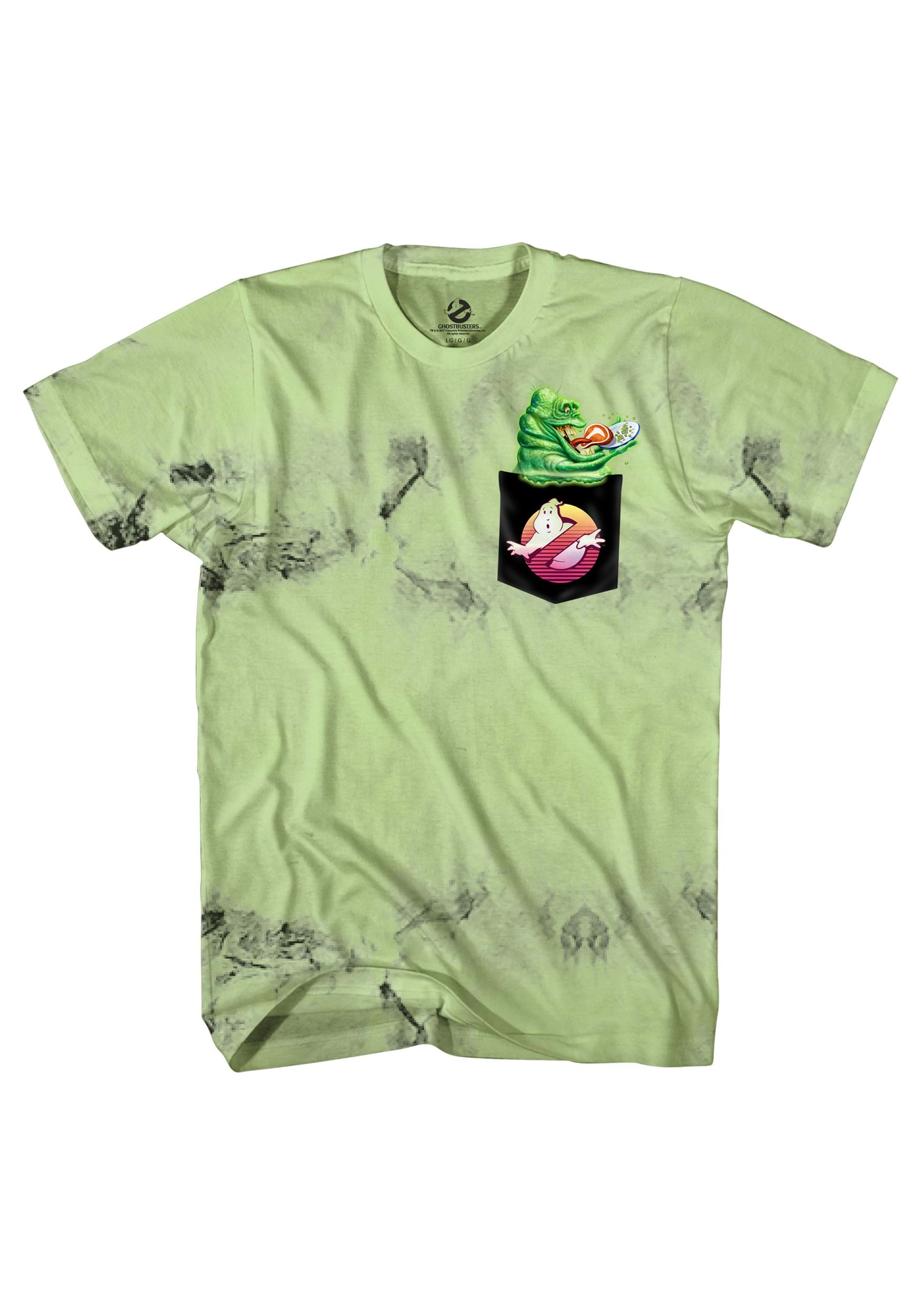 Ghostbusters Slimer Pocket Tee