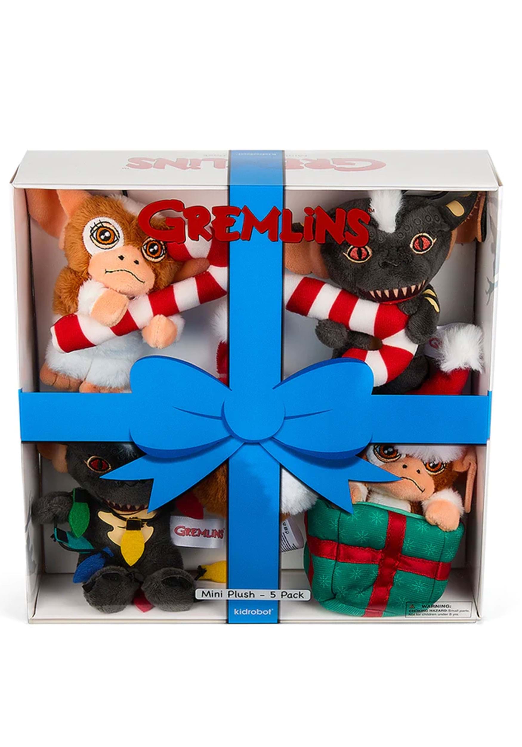 5 Pack Of Gremlins Holiday 3 Plush Ornament Set , Christmas Ornaments