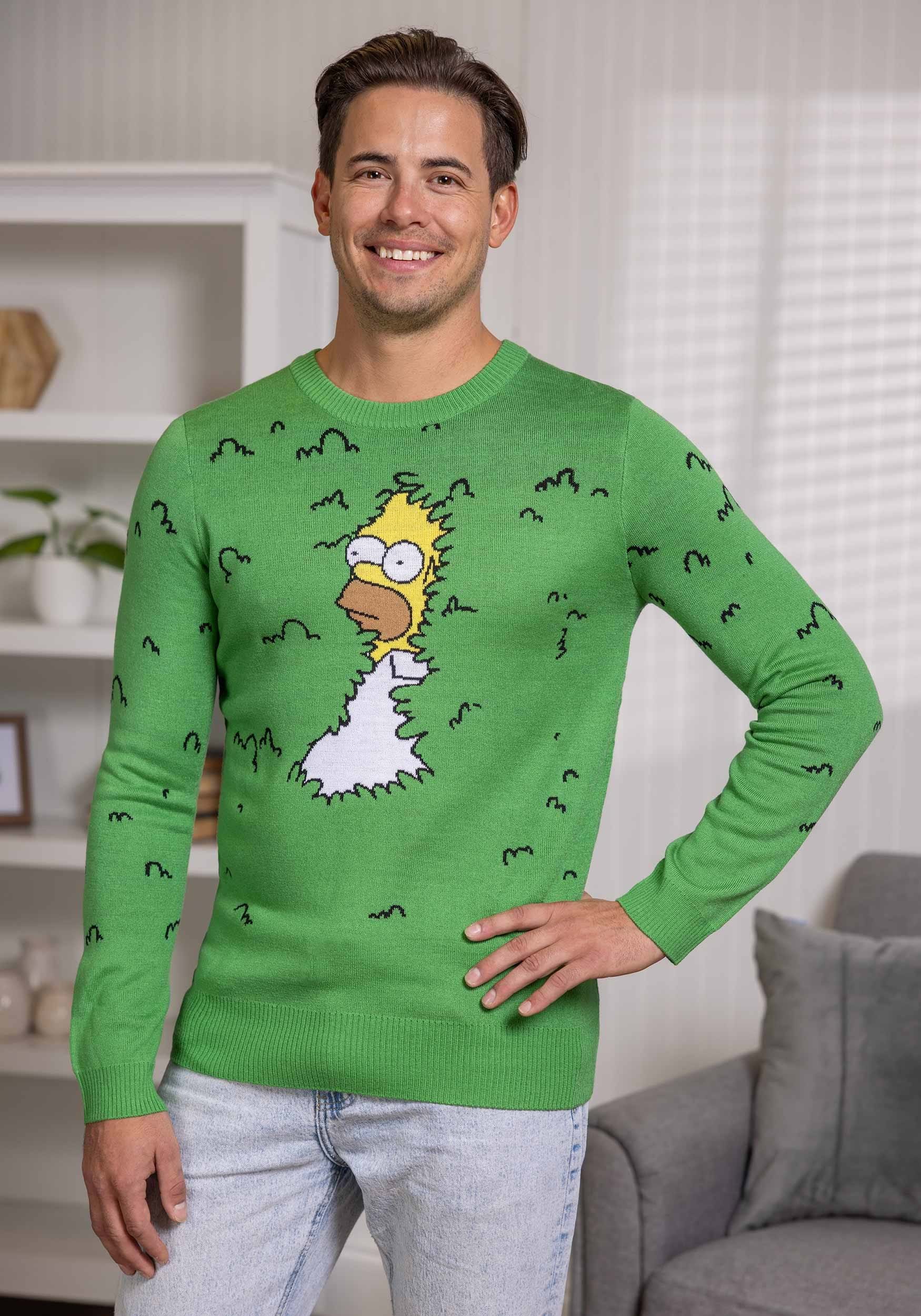 Adult The Simpsons Homer Bushes Sweater , The Simpsons Gifts
