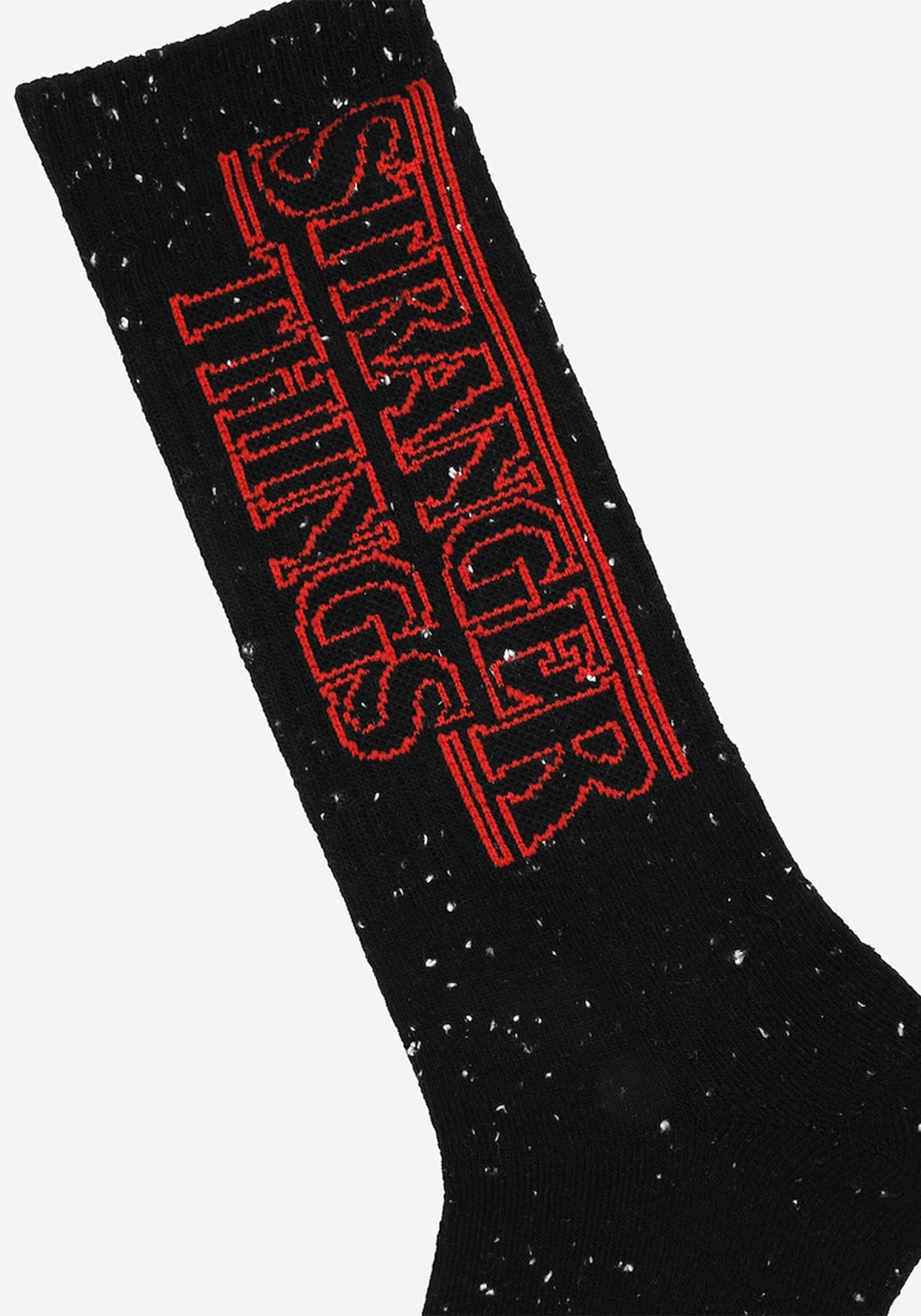 Stranger Things Logo Floaties Adult Socks
