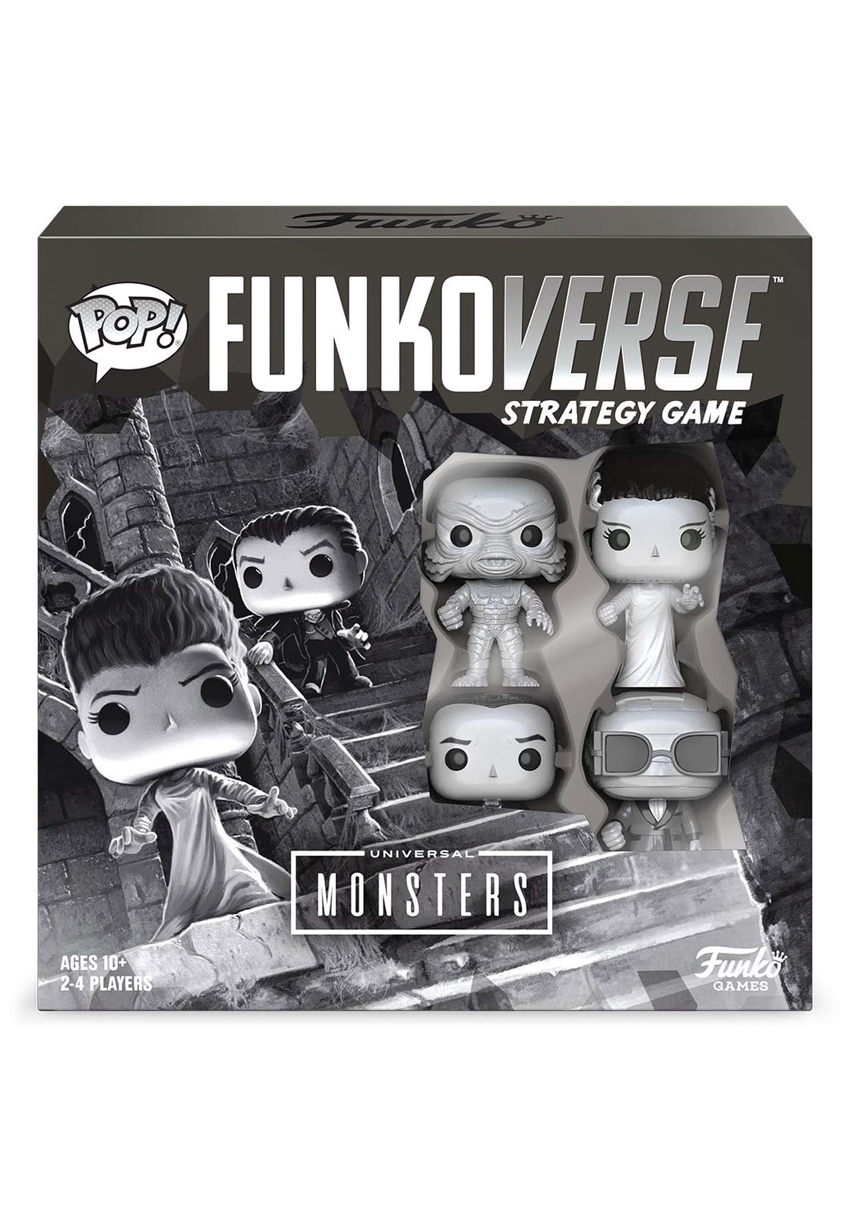 Photos - Other Toys Universal Funko Funkoverse Games  Monsters 100 4-Pack Funkoverse Strategy G 
