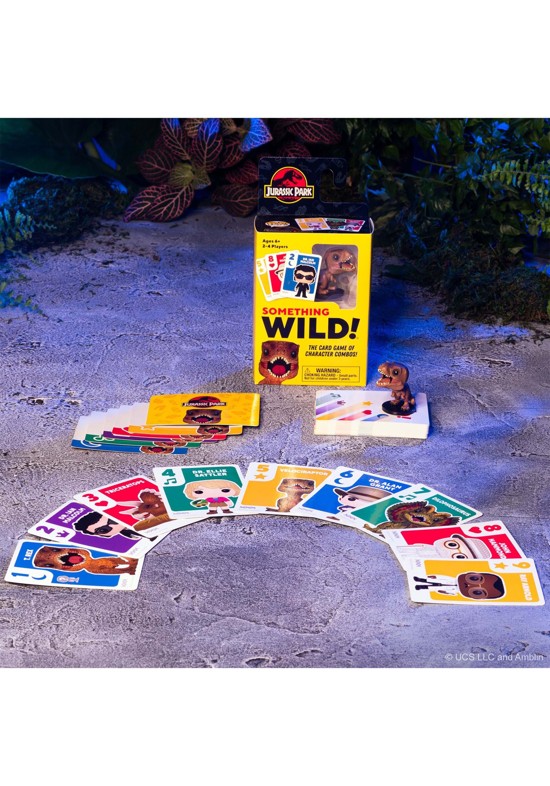 Jurassic Park T-Rex Something Wild POP! Card Game