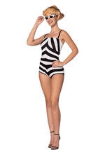 Barbie Vintage Barbie Swimsuit Women's Costume