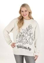 Unisex Three Little Pigs Crewneck Sweatshirt Alt 2