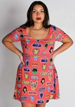 Ladies' Avengers Comic Skater Dress Alt 3