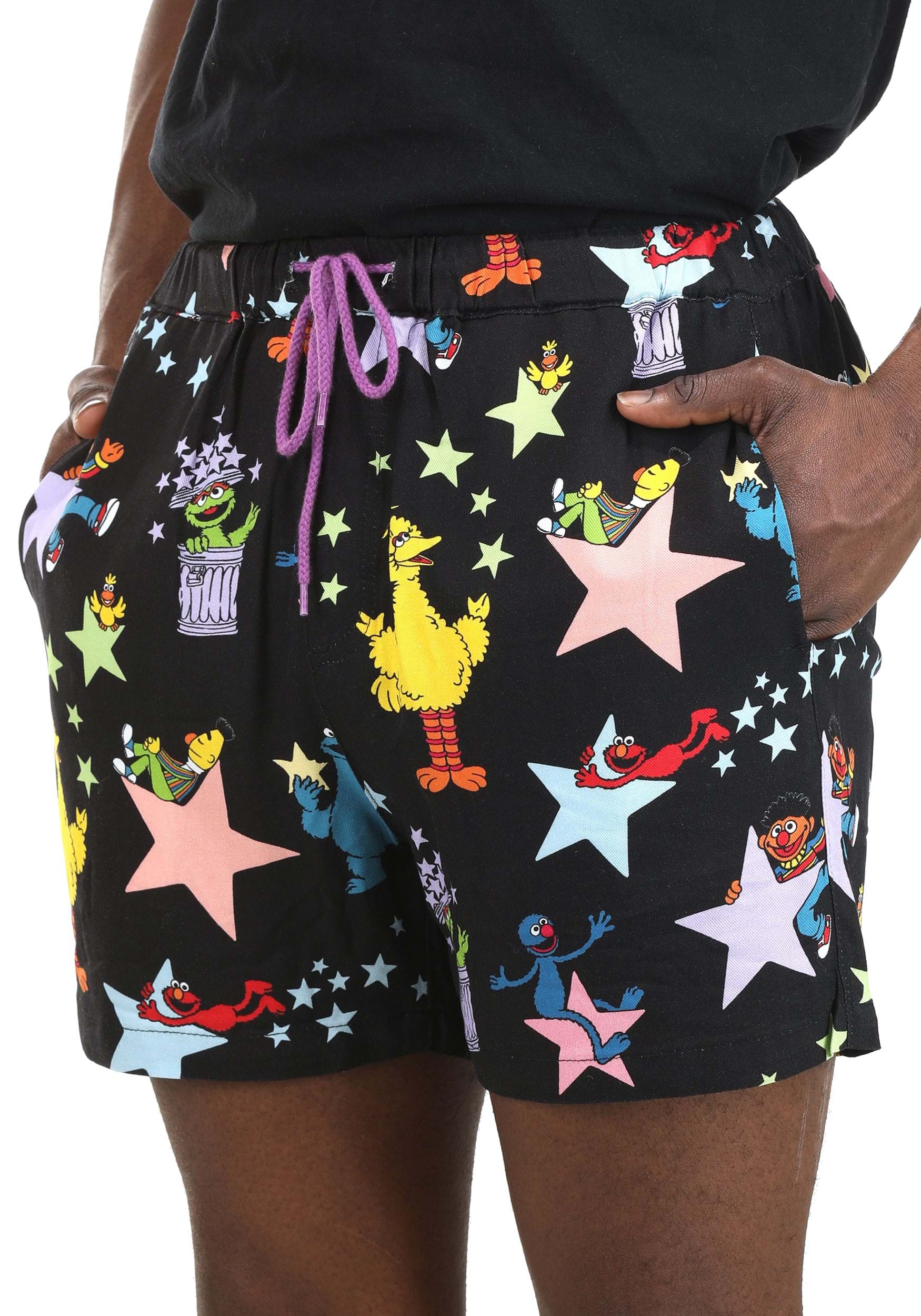 Cakeworthy Sesame Street Stars Adult Shorts
