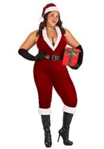 Womens Plus Size Sexy Santa Bodysuit Costume