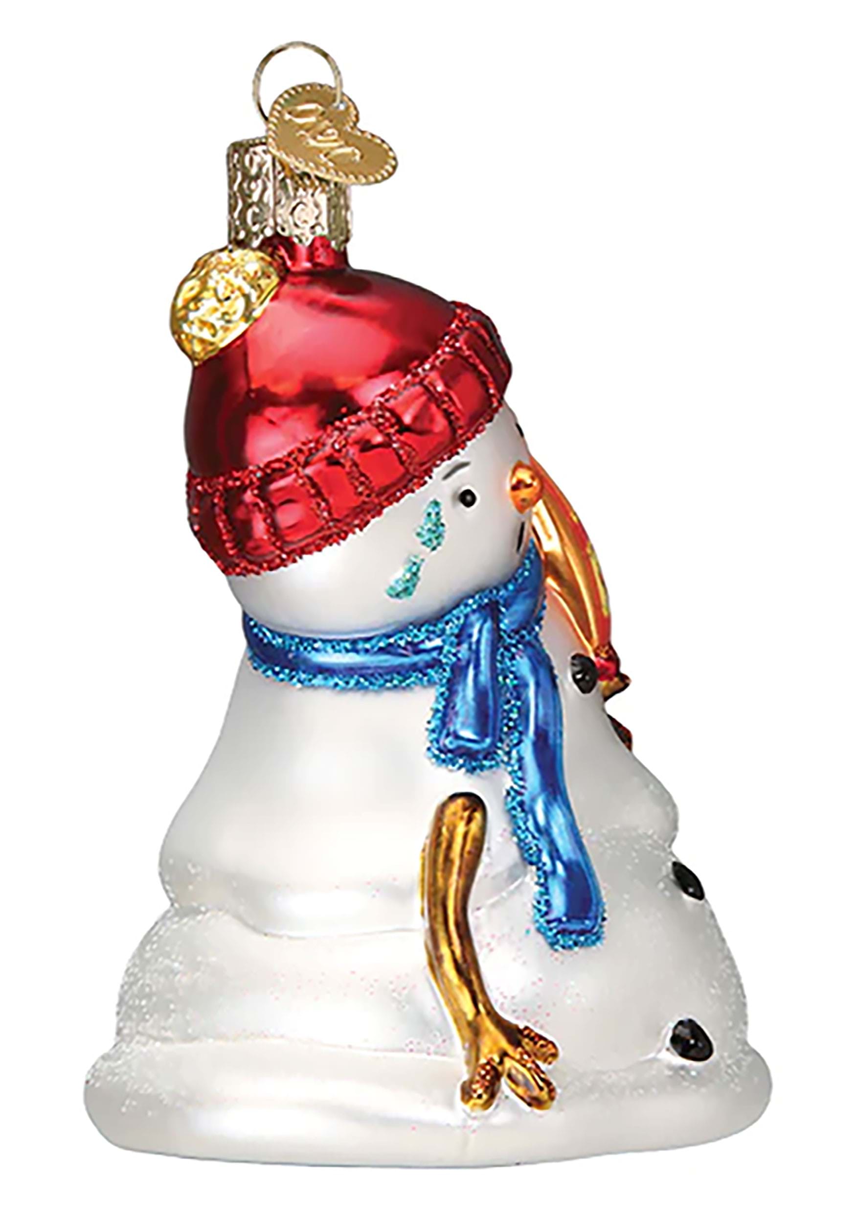 Snowman Melting With Hot Cheetos Christmas Tree Ornament