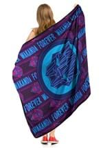 Black Panther Wakanda Forever Throw Blanket Alt 1