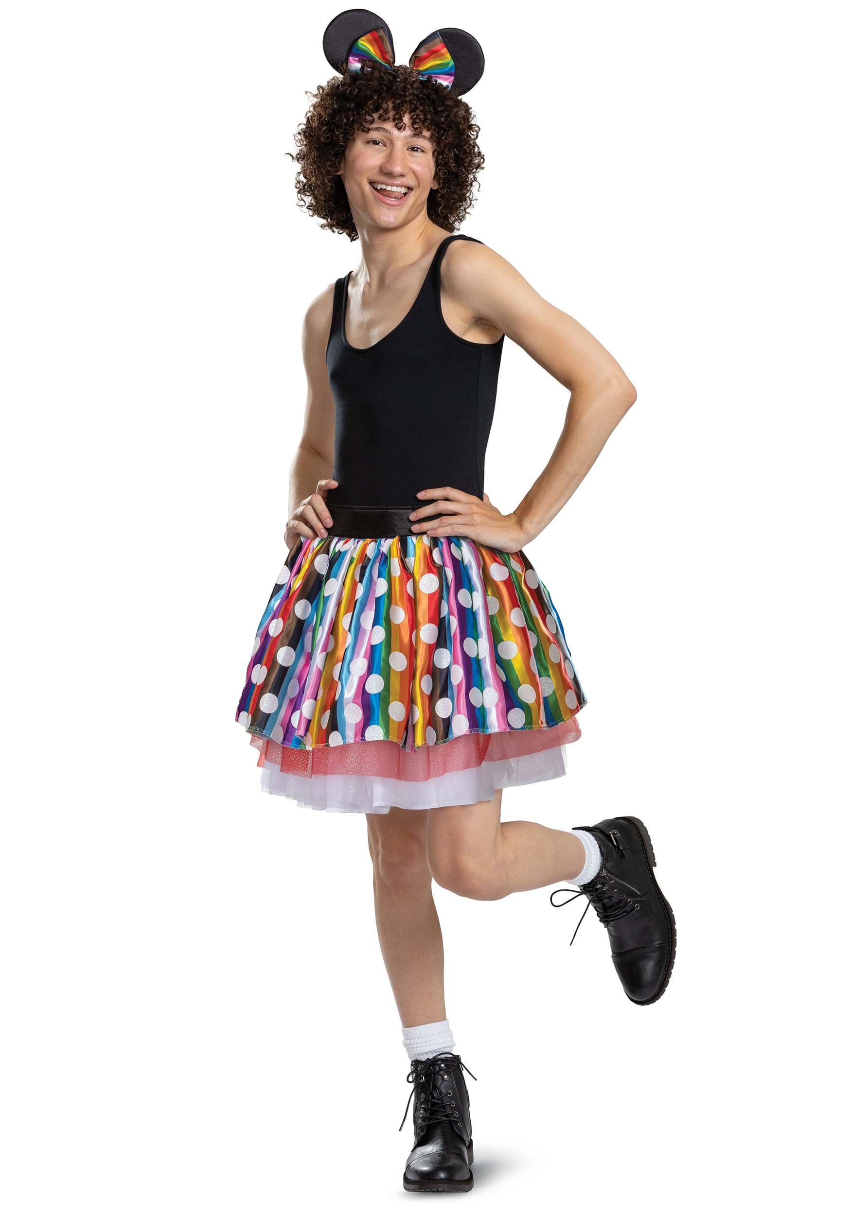 Disney Pride Minnie Mouse Fancy Dress Costume For Adults