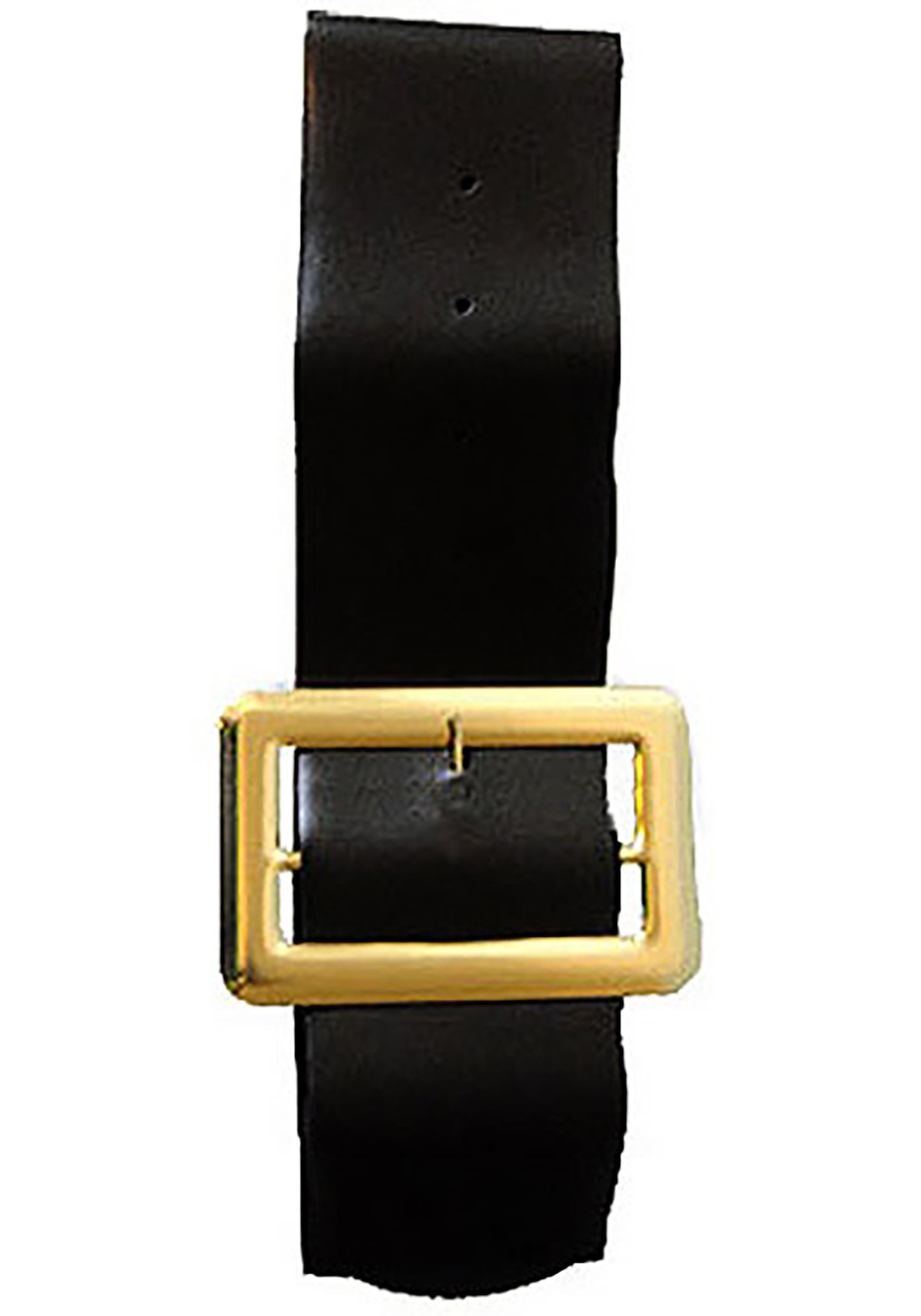 Vinyl Gold Buckle Belt