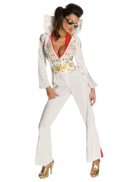 Womens Sexy Elvis Jumpsuit Costume