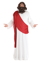 Adult Deluxe Plus Size Jesus Costume Alt 5