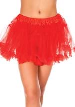 Red Mesh Women's Petticoat