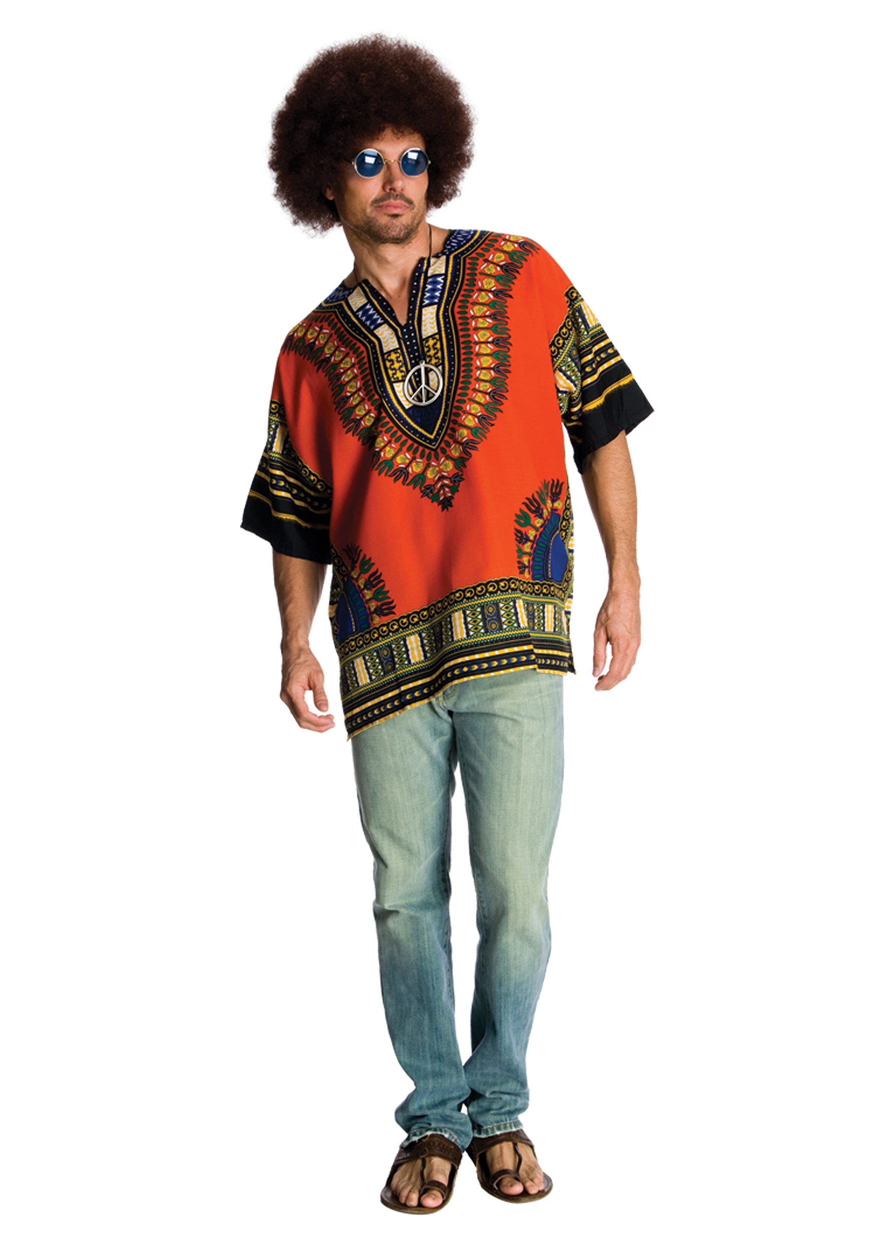 Hippie Dude Fancy Dress Costume