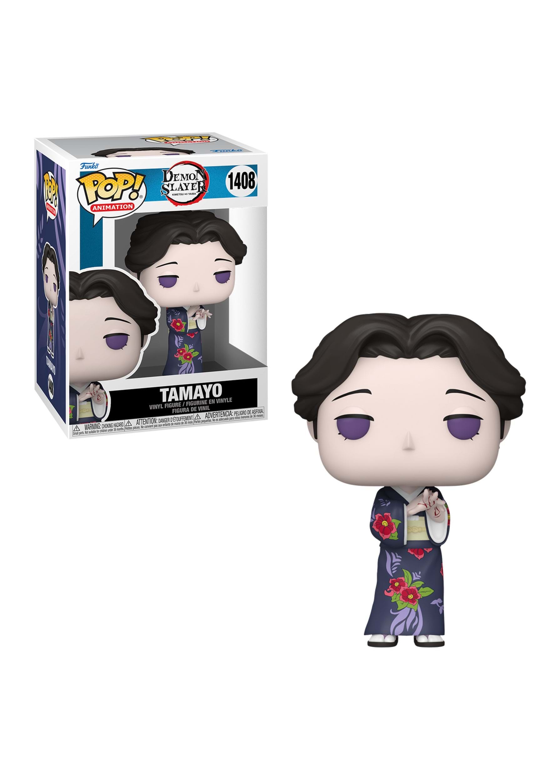 Photos - Fancy Dress Funko POP Vinyl  POP! Animation: Demon Slayer - Tamayo Black/Purple/Red FN72612 