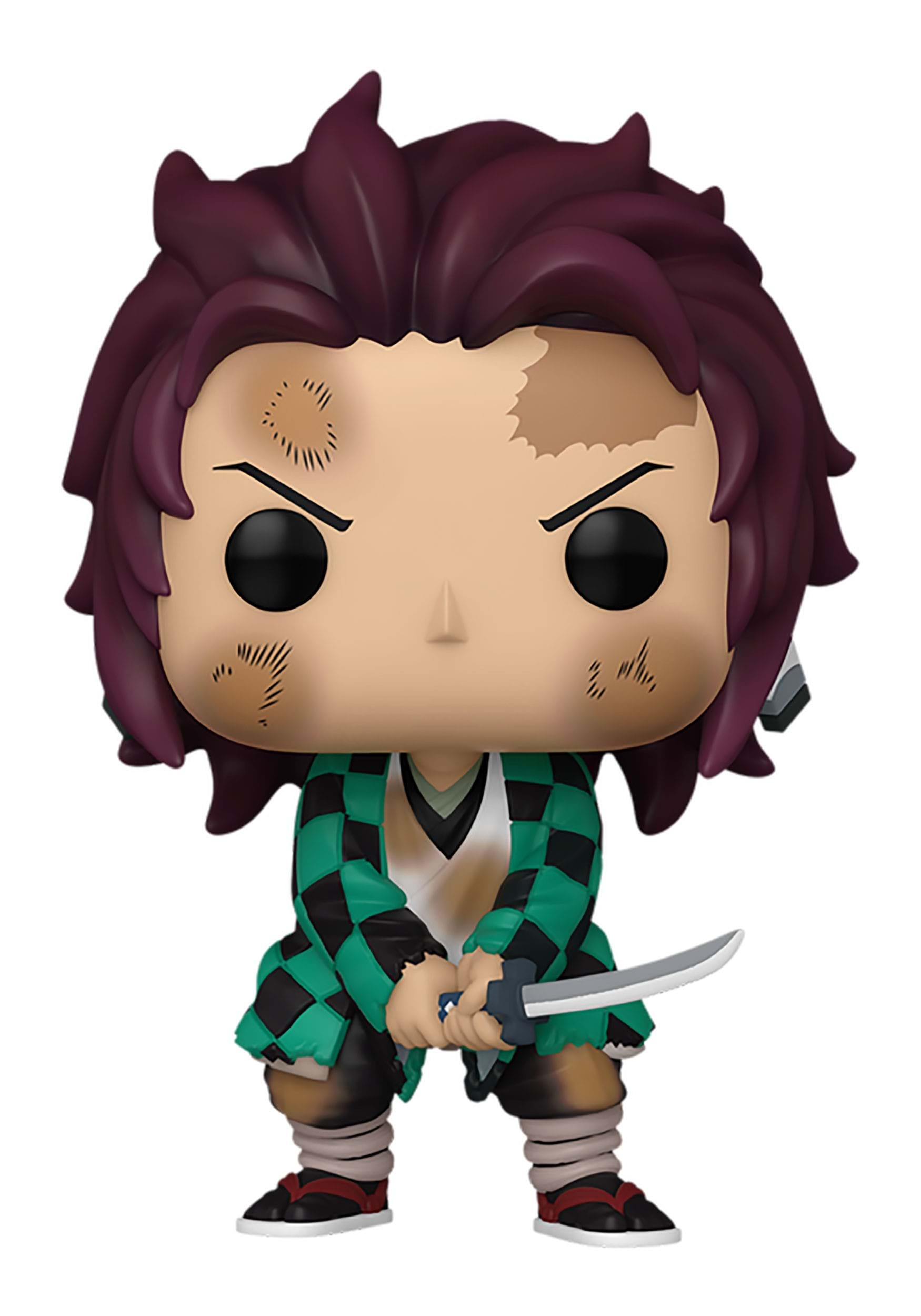 Photos - Fancy Dress Funko POP Vinyl  POP! Animation: Demon Slayer - Tanjiro  | Anime  Black/Green FN72613 (Training)