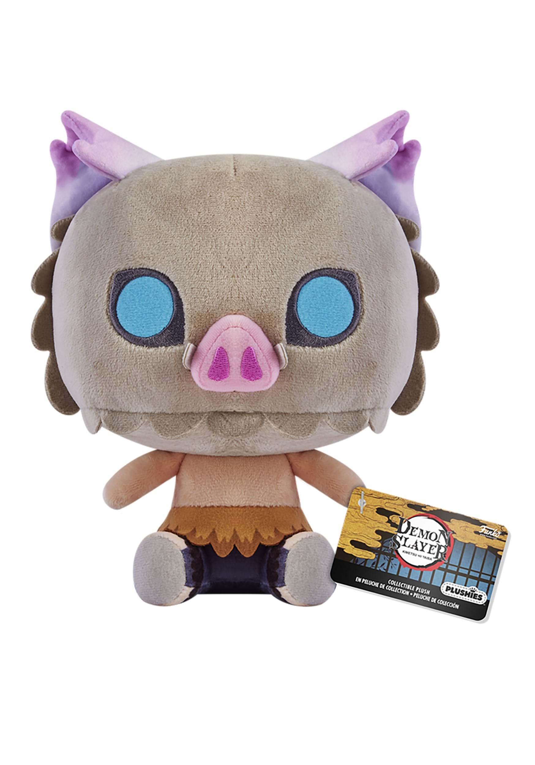 Photos - Other Toys Funko POP! Plush: Demon Slayer - Inosuke | Anime Plush Purple/Br 