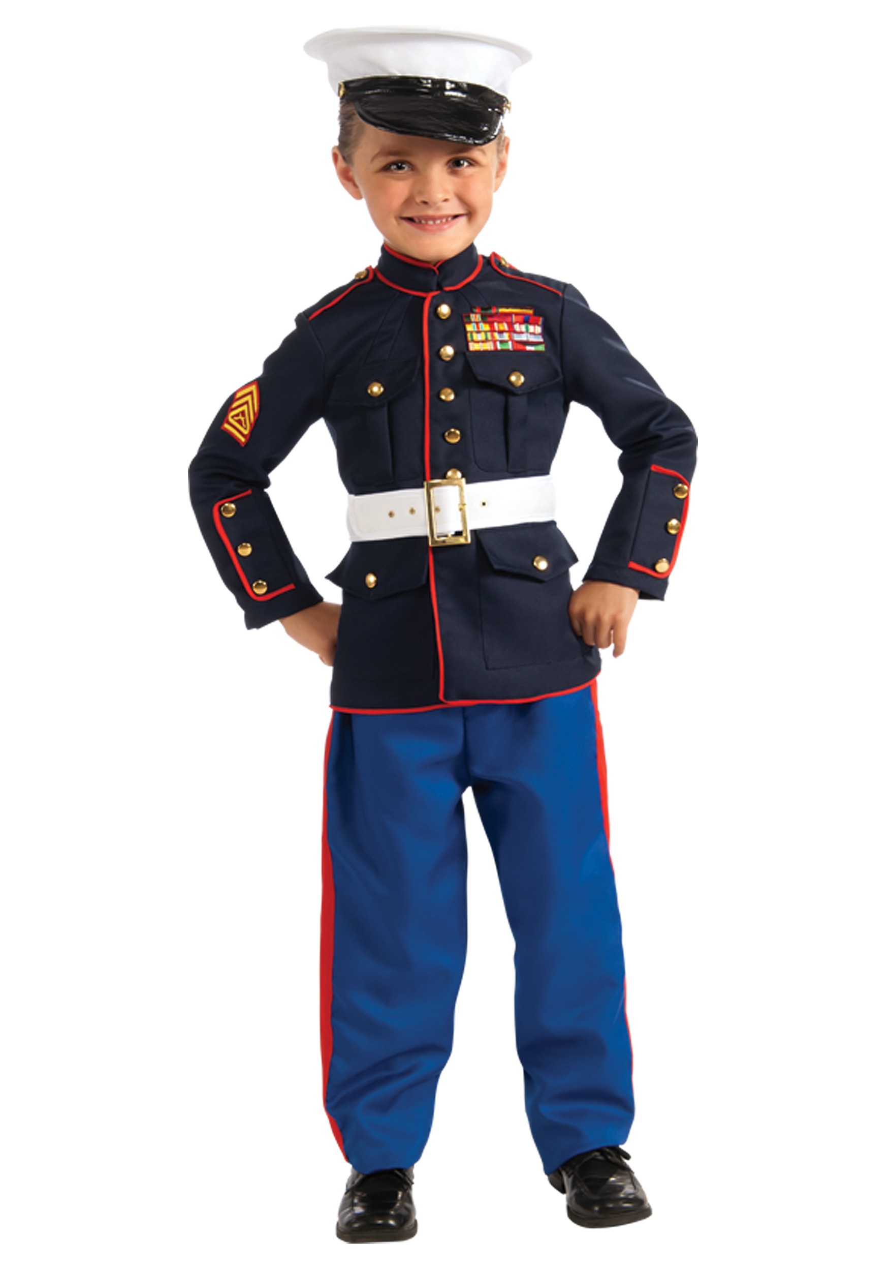Marine Uniform Child Fancy Dress Costume