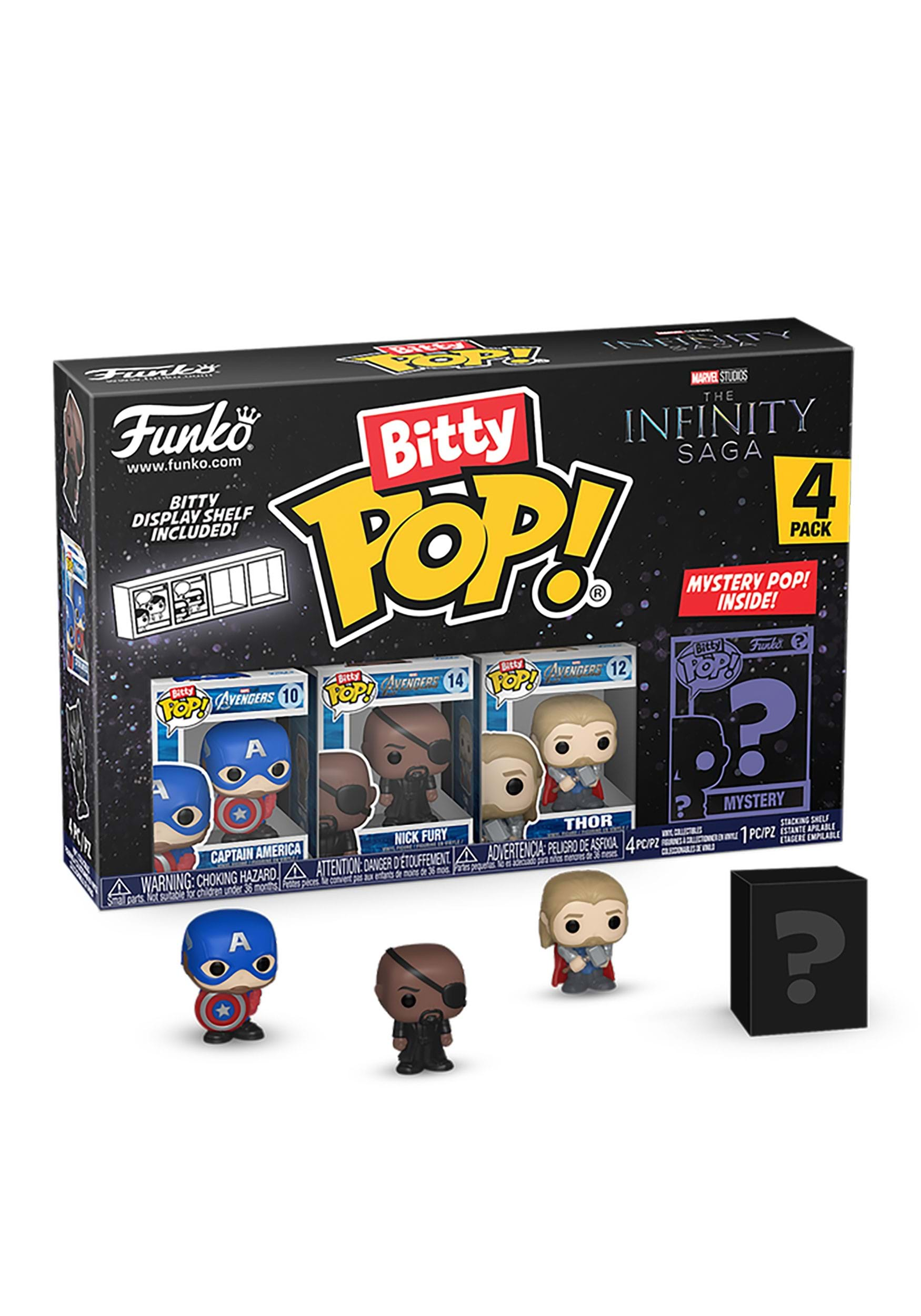 Bitty POP! Marvel - Captain America 4 Pack Set , Marvel Funko