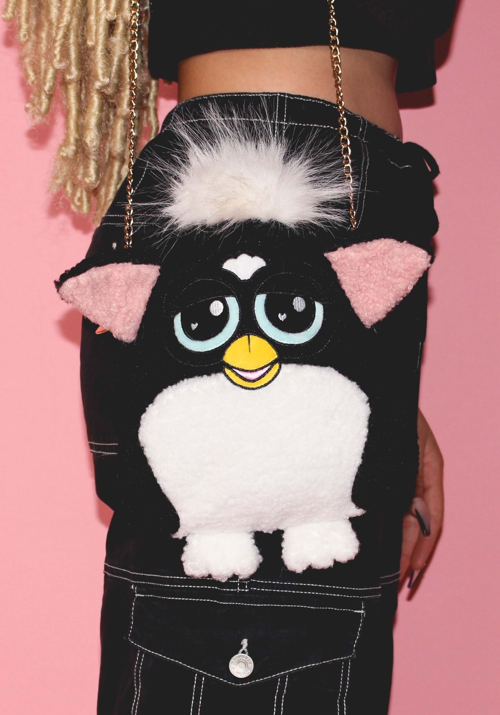 Furby Figural Black Cakeworthy Crossbody Purse , Cakeworthy Bags & Backpacks