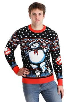 Adult Ghostbusters Stay Puft Marshmallow Man Sweater Alt 1