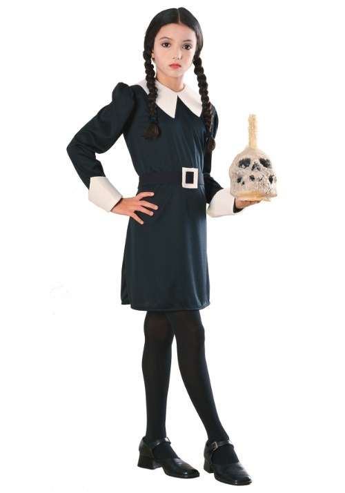 Girls Wednesday Addams Costume