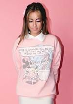 MINNIE COMIC COLLARED CREWNECK