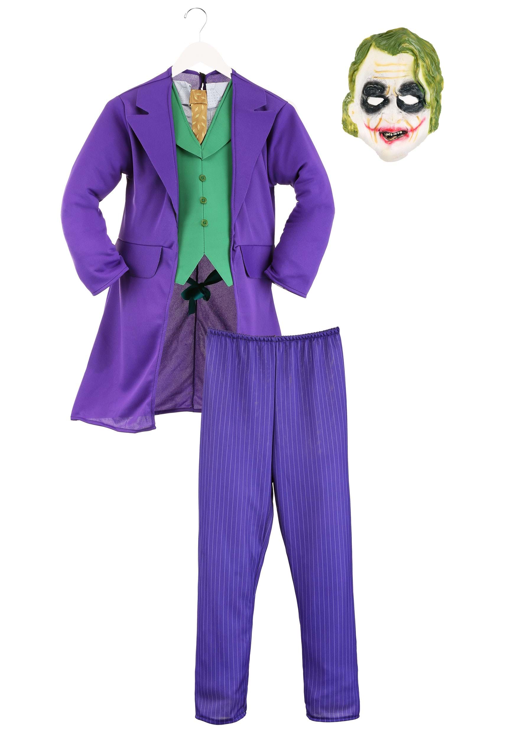Deluxe Joker Costume For Boys | Joker Halloween Costume