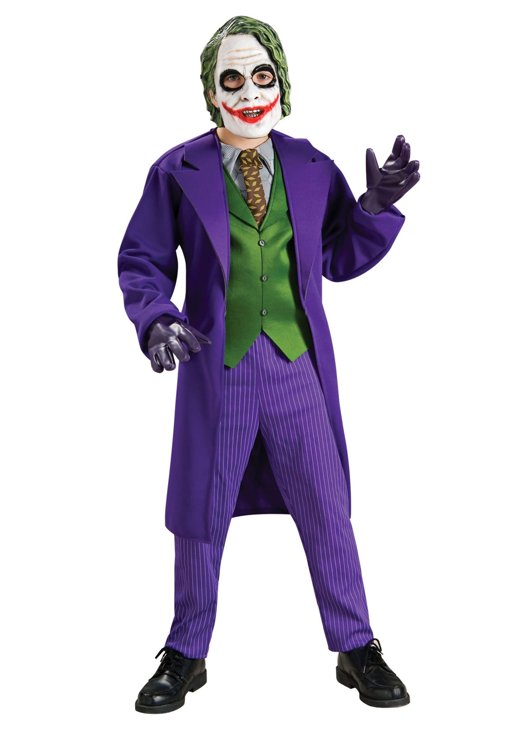 Deluxe Joker Fancy Dress Costume For Boys | Joker Halloween Fancy Dress Costume