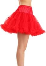 Women's Red Petticoat Skirt Alt 2